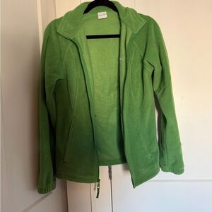 Columbia Vibrant Green Fleece Jacket
